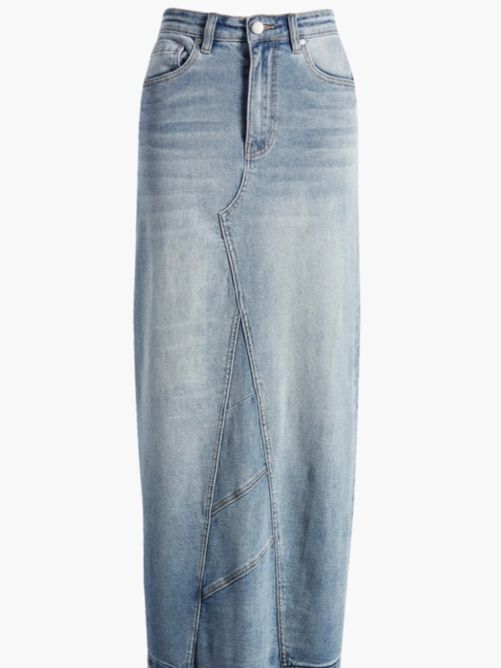 Denim Maxi Skirt